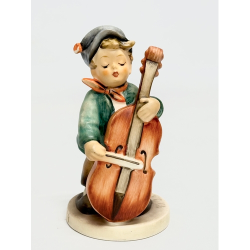 685 - 5 West German M.J.Hummel Goebel pottery figures. Sweet Music, Little Scholar 15cm, Happy Traveller, ... 