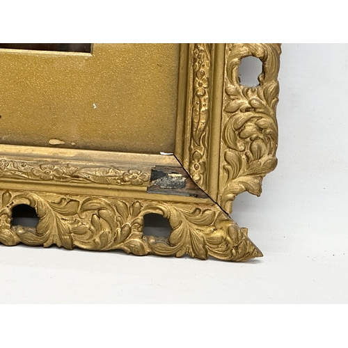 405B - A pair of late 19th century gilt framed crystoleums. 39x46cm S