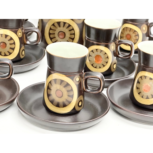 357 - A 1960’s Mid Century Denby ‘Arabesque’ coffee service.