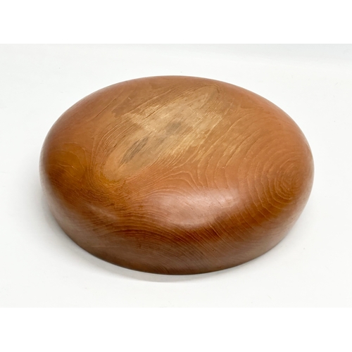 351 - A 1960’s Mid Century teak bowl. 30x11cm