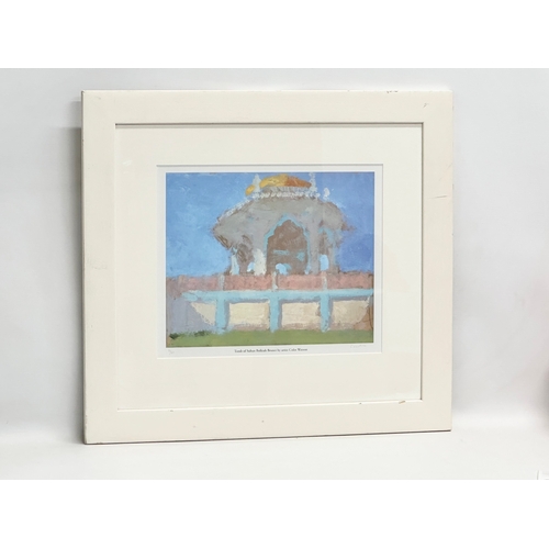 307 - A Limited Edition signed print by Colin Watson. Titled Tomb of Sultan Bolkiah Brunei. 23/500. 53x48c... 