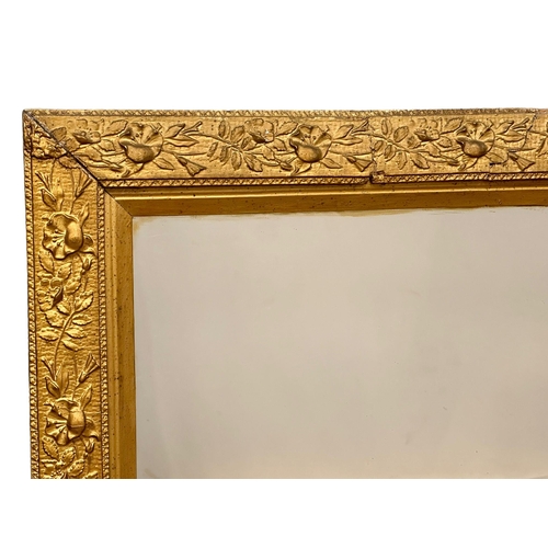 356A - A large late Victorian gilt framed mirror. 104x85.5cm