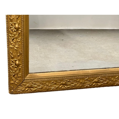 356A - A large late Victorian gilt framed mirror. 104x85.5cm