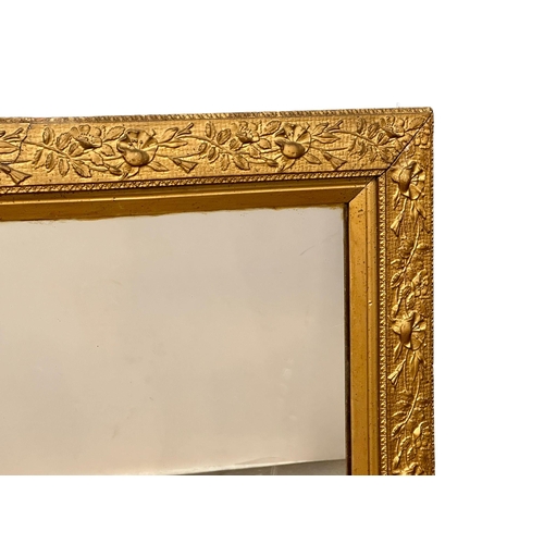 356A - A large late Victorian gilt framed mirror. 104x85.5cm