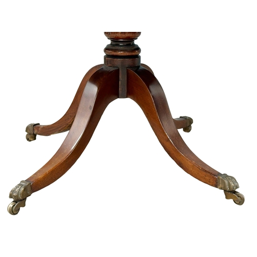 1171 - A George IV mahogany super table/sofa table. 100x105x74cm. 55x100x74cm