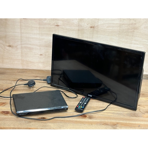 73 - A Logik tv with wall bracket. 24”