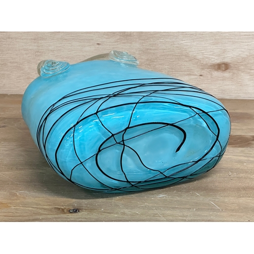 139 - An Art Glass purse. 19x26cm