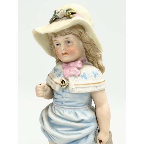 70 - A late 19th century Conta & Boehme bisque figurine. Germany. 17cm