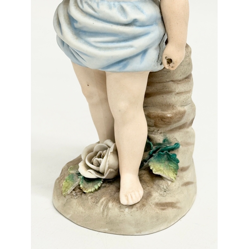 70 - A late 19th century Conta & Boehme bisque figurine. Germany. 17cm