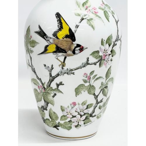 84 - A pair of Limited Edition ‘The Meadowland Bird’ vases designed by Basil Ede for Franklin Mint. 1980.... 