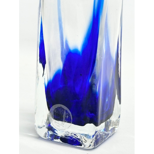 4 - An Art Glass vase by Jaroslav Svoboda. 21cm