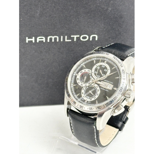 456 - A Hamilton Jazzmaster Lord Hamilton gents watch with box.