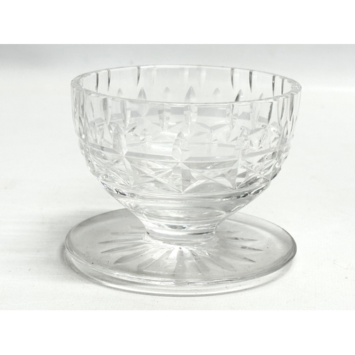 91 - A collection of Waterford Crystal. 3 Waterford Crystal ‘Boyne’ sherry glasses 11cm. 3 Waterford dess... 