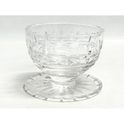 91 - A collection of Waterford Crystal. 3 Waterford Crystal ‘Boyne’ sherry glasses 11cm. 3 Waterford dess... 