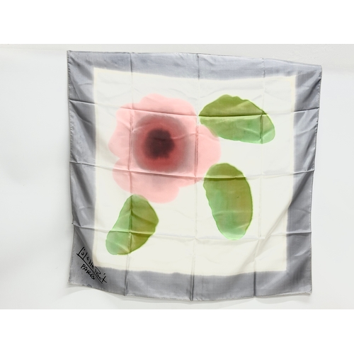 461 - 4 Lolette Perot silk scarves.