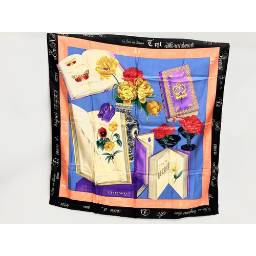 466 - A Leonard silk scarf.