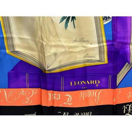 466 - A Leonard silk scarf.