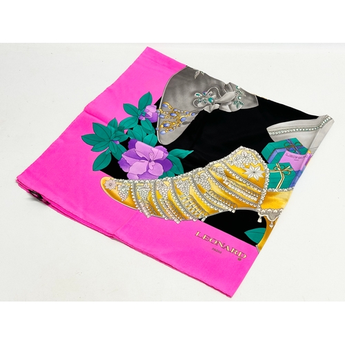 467 - A Leonard silk scarf.