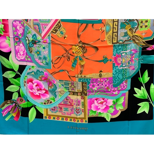 468 - A Leonard silk scarf.