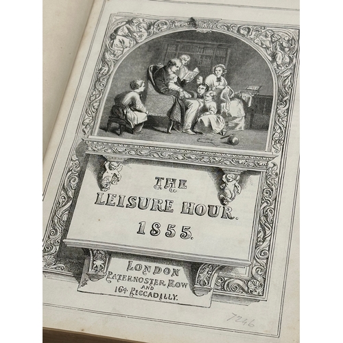 227 - A collection of 19th century books. Mysteries of Paris, volumes I,II,III. All the Year Round IV, 186... 