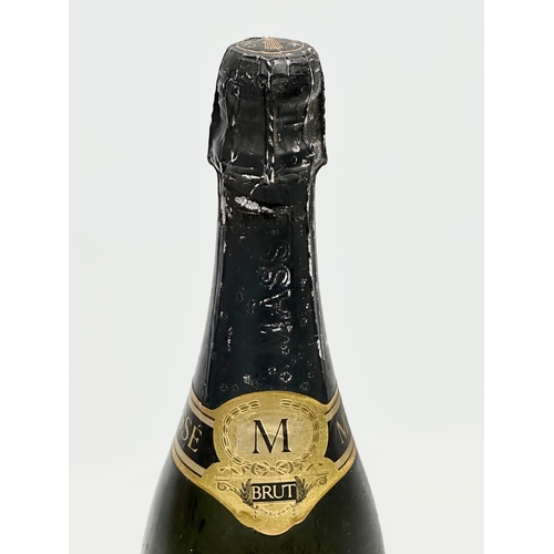 538 - 3 bottles of vintage Masse Pere Et Fils champagne. Brut Reims.