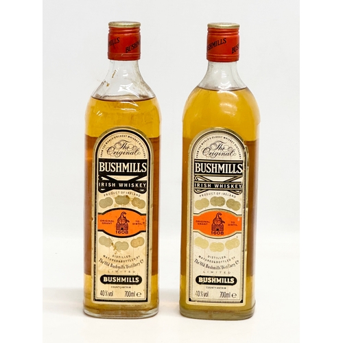 539 - 2 bottles of The Original Bushmills Irish Whiskey. 70cl.