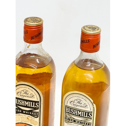 539 - 2 bottles of The Original Bushmills Irish Whiskey. 70cl.