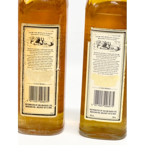 539 - 2 bottles of The Original Bushmills Irish Whiskey. 70cl.