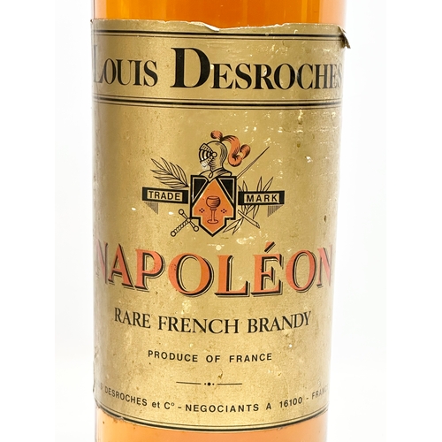 534 - A double magnum Louis Desroches Napoleon Rare French Brandy.