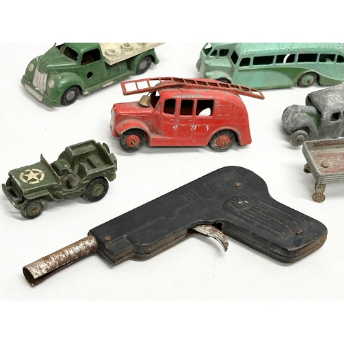 549 - A collection of vintage model cars. Mostly Dinky.