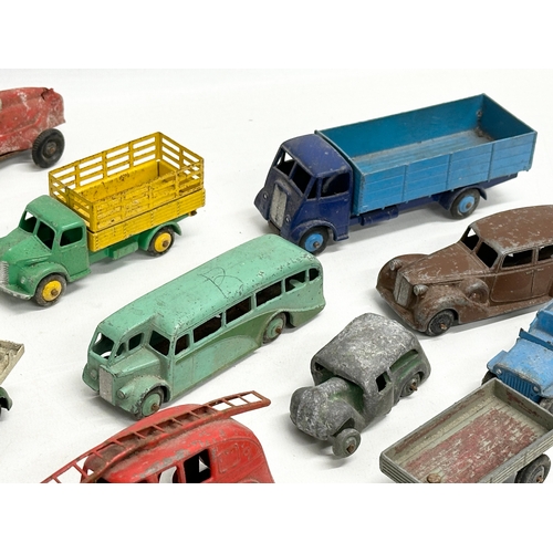 549 - A collection of vintage model cars. Mostly Dinky.