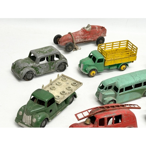 549 - A collection of vintage model cars. Mostly Dinky.