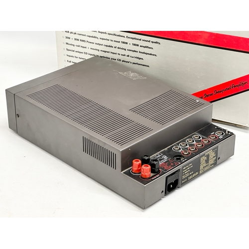 551 - A Cyprus I by Mission Stereo Integrated Amplifier with box. Serial 101483c.