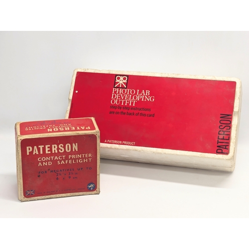 555 - A vintage Paterson Contact Printer and Safelight, The Hunter Series and a Paterson Photo Lab Develop... 