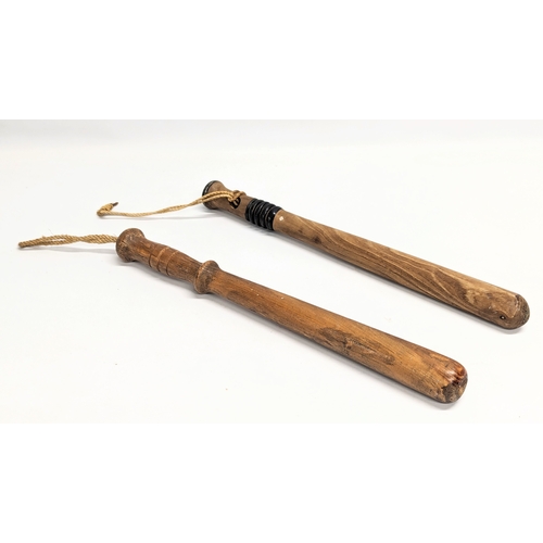 719 - 2 vintage police batons