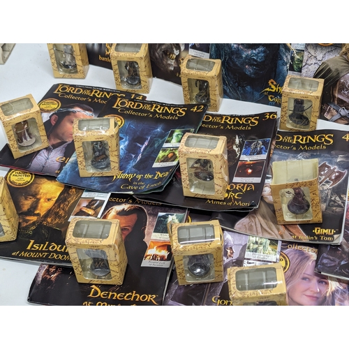A collection of The Lord of The Rings Collector's Models. Hand painted ...