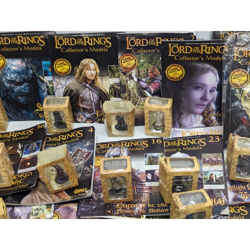 A collection of The Lord of The Rings Collector's Models. Hand painted ...