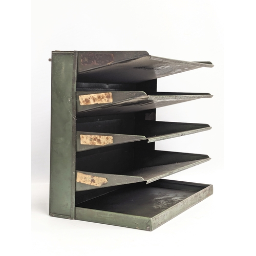 746 - A Veteran Series desktop / wall hanging filing unit. 39x23x33cm