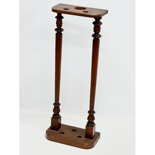 747 - A late Victorian mahogany stick stand/umbrella stand. Circa 1890-1900. 25x13x663.5cm