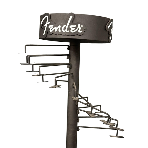 548 - 2 large Fender Guitar stand. For guitar shop/music shop. 219cm