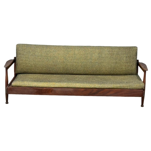 805 - A Mid Century Afromosia ‘Manhattan’ daybed designed by George Fejer for Guy Rogers. 1960’s. 202x81x7... 