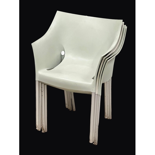 807 - A set of 4 ‘Dr No’ Mid Century chairs designed by Philippe Starck for Kartell. Italy. 1