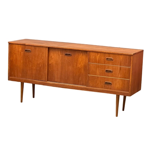 879 - A 1960’s Mid Century teak cocktail sideboard. 152x42.5x72.5cm 6