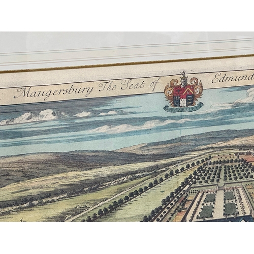 93 - A set of 4 very large English Country House prints from the original paintings by Johannes Kip and L... 