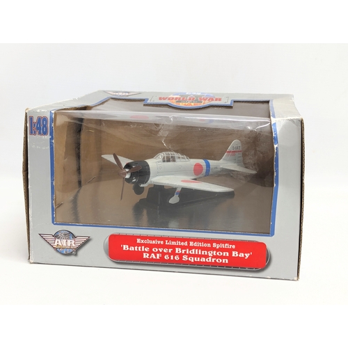 794C - An Air Signature World War II Series die cast metal plane model of Japanese Zero A6M2 in a Limited E... 