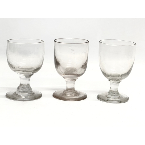 85 - 10 19th century Georgian and Victorian glass rummers. A late Georgian glass tavern rummer, circa 182... 