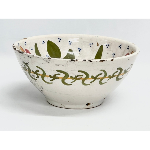 111 - A Mid 19th Century Scottish Sponge Ware bowl. 23x10.5cm