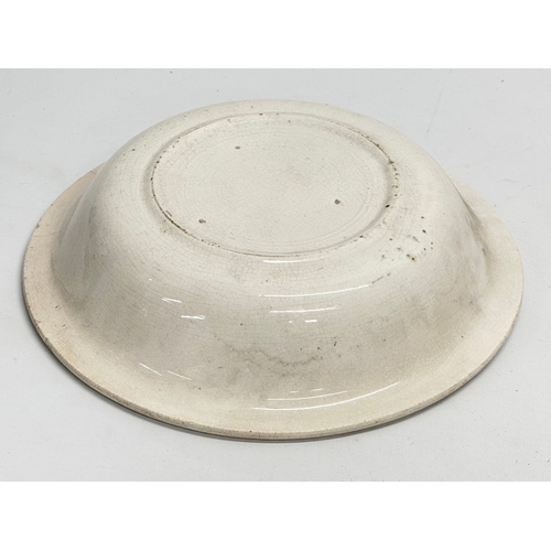 112 - A large Mid 19th Century Scottish Sponge Ware bowl. 26.5x6cm