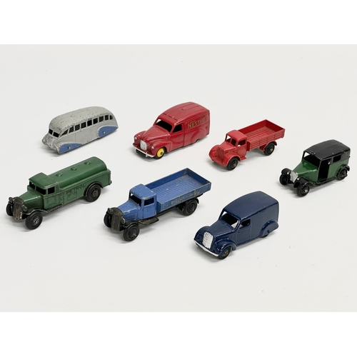 410 - A collection of vintage Dinky model cars.