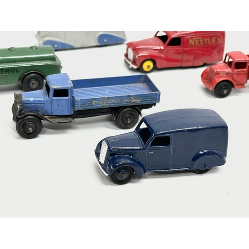 410 - A collection of vintage Dinky model cars.